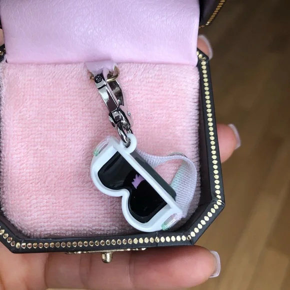 New juicy couture charm lipstick and ice cream and bike and ski goggles char - Picture 3 of 7